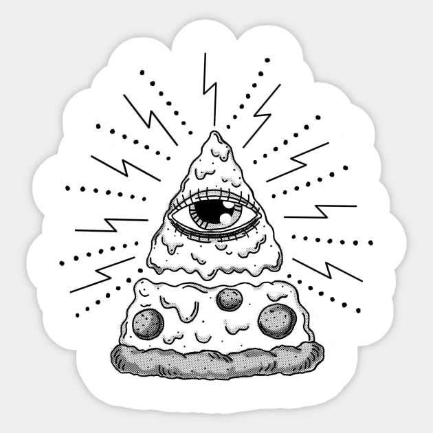 Pizza Cult Sticker by pizzapunk